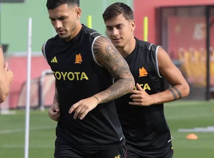 paredes e dybala trigoria