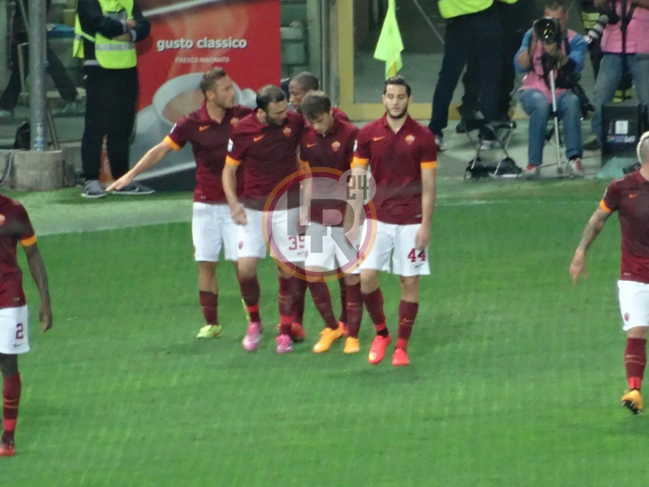 parma roma esultanza gol ljajic 2