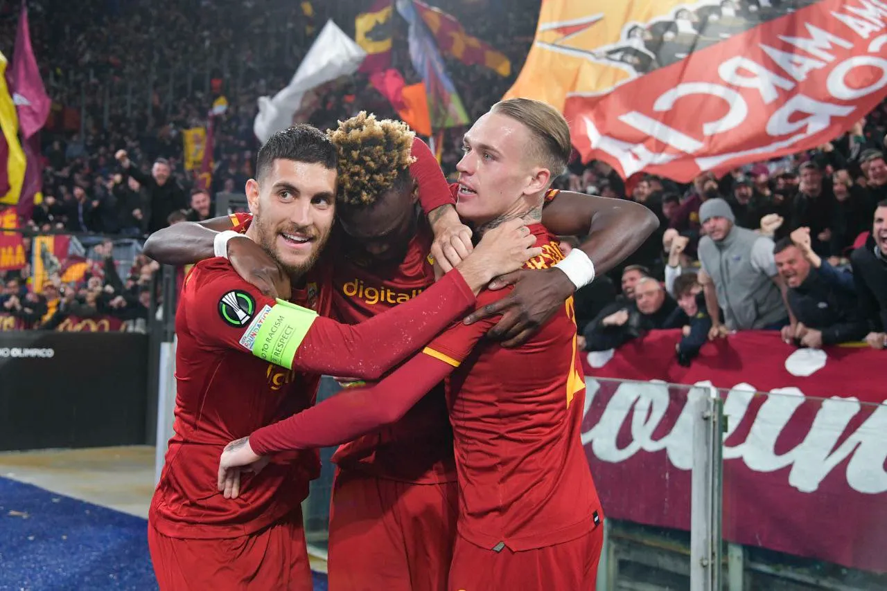 pellegrini abraham e karsdorp roma vitesse