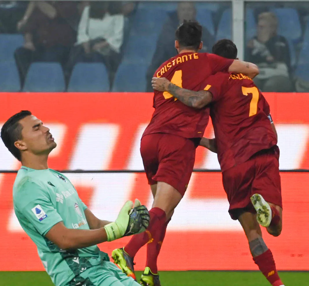 pellegrini cristante samp roma e audero