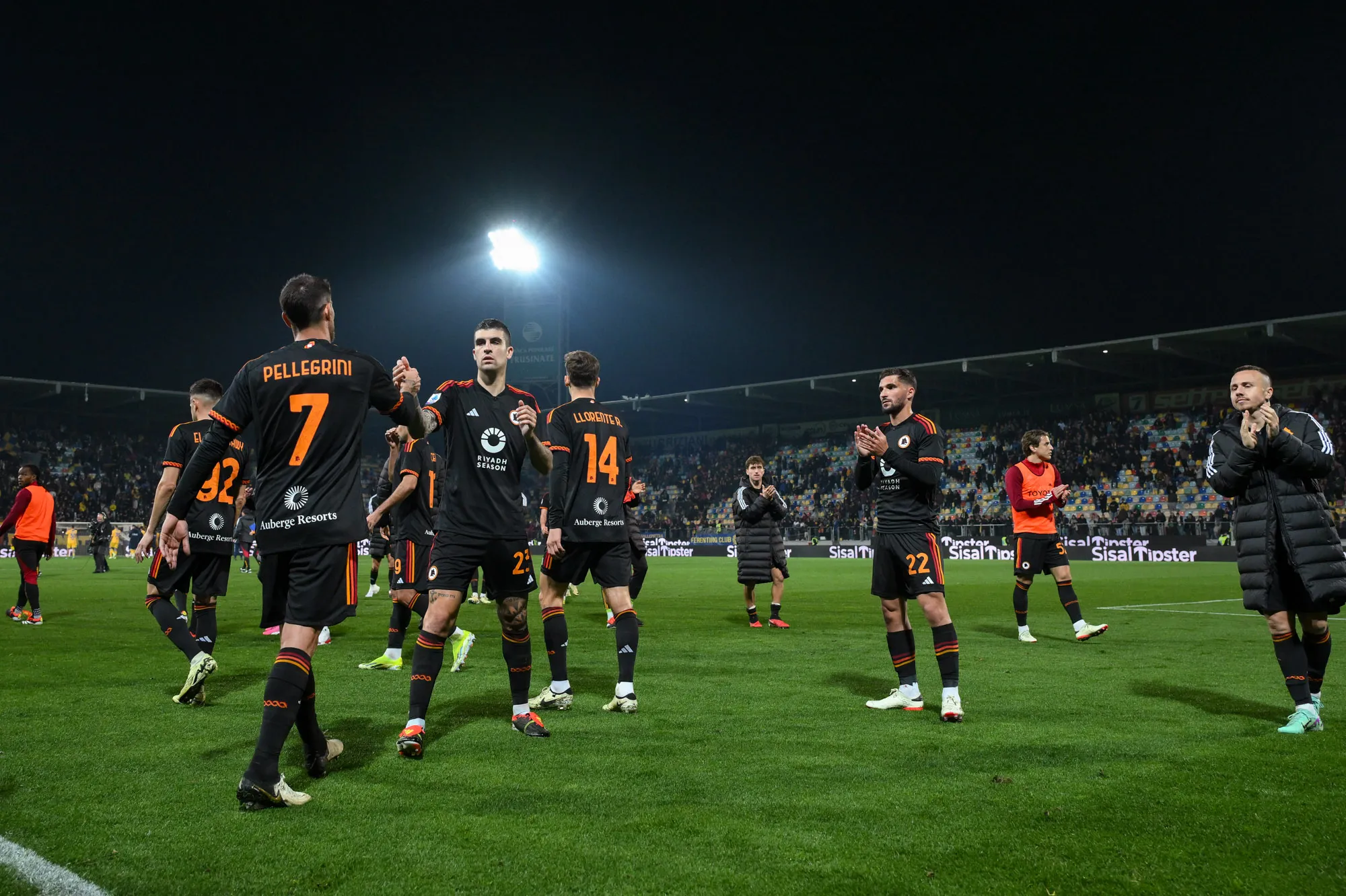 pellegrini e mancini frosinone roma