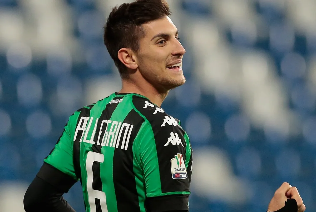 pellegrini esulta sassuolo 2017