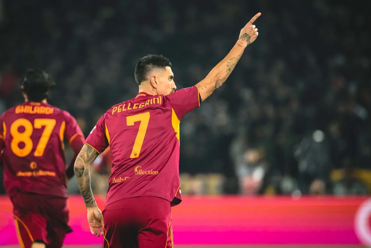 pellegrini esultanza 3 roma milan