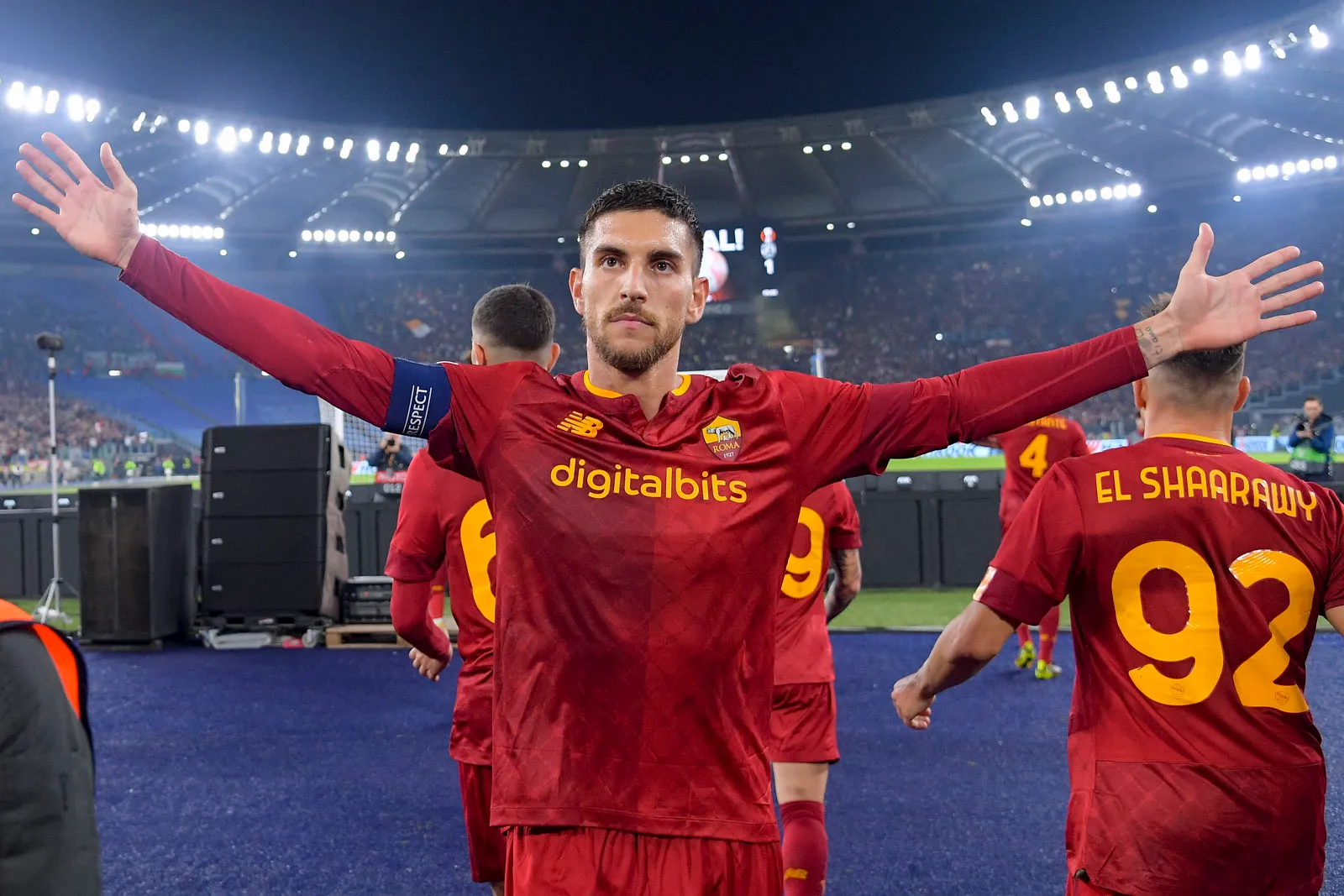 pellegrini esultanza roma ludogorets