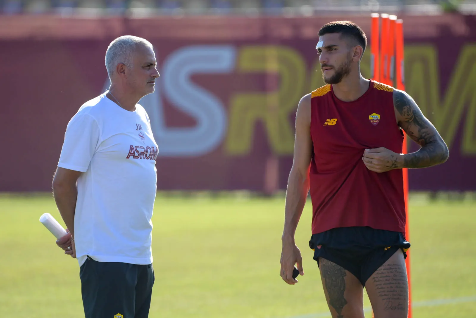 pellegrini mourinho trigoria