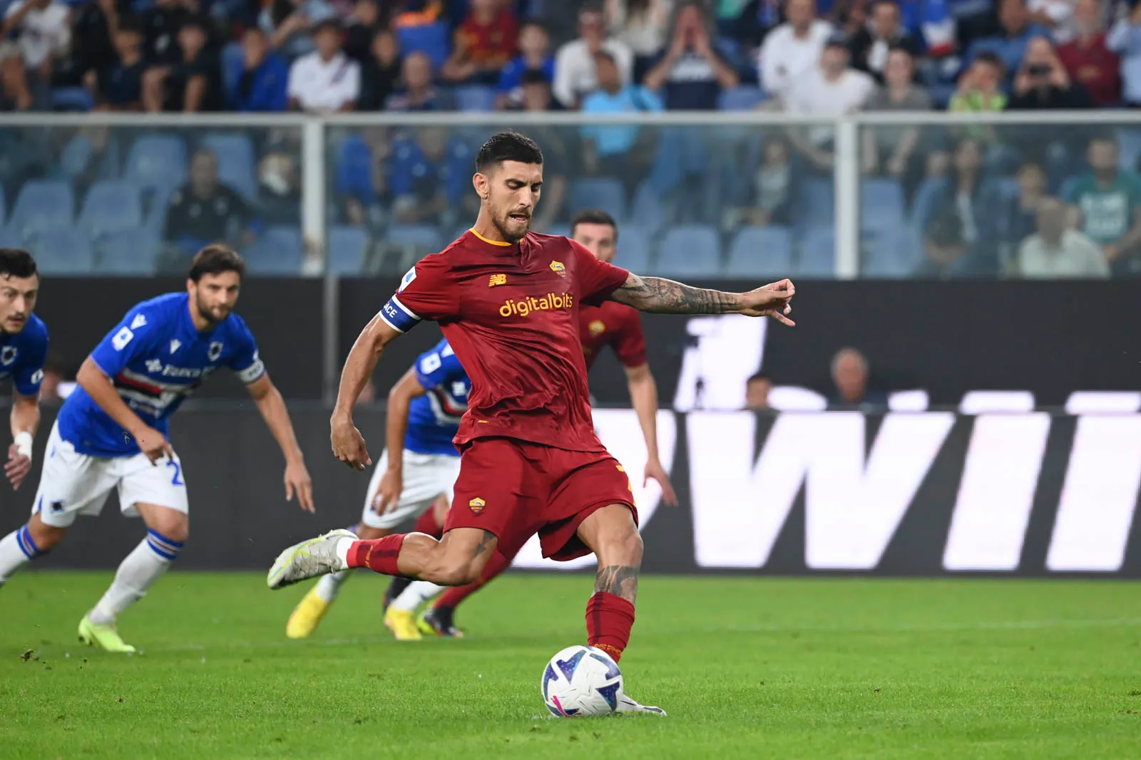pellegrini samp roma rigore