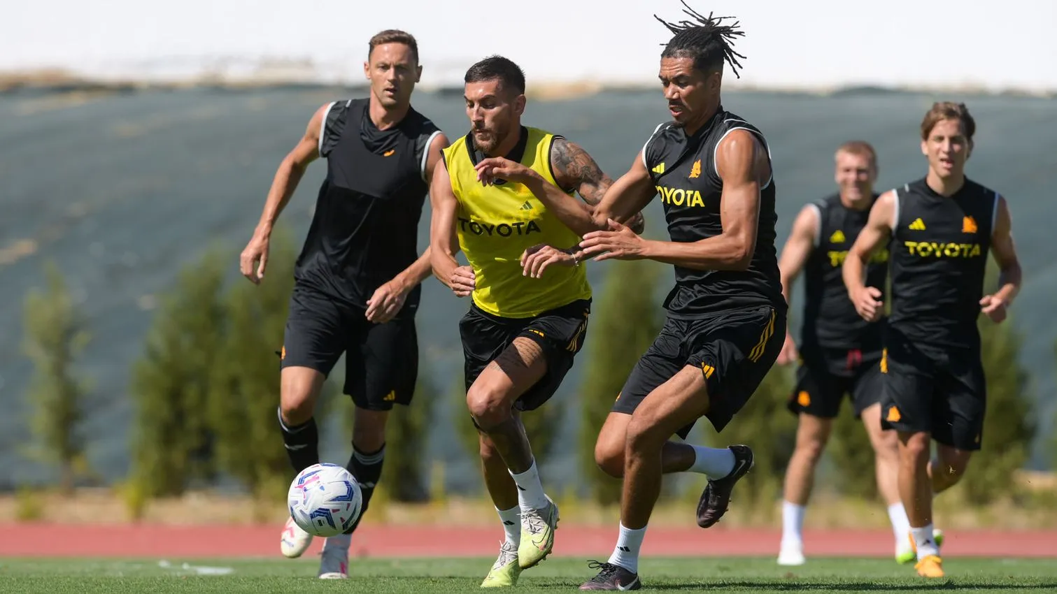 pellegrini smalling matic allenamento