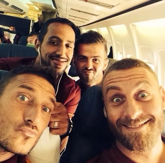 pjanic de rossi totti benatia