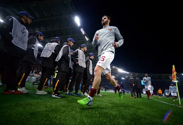pjanic riscaldamento roma manchester city 101214