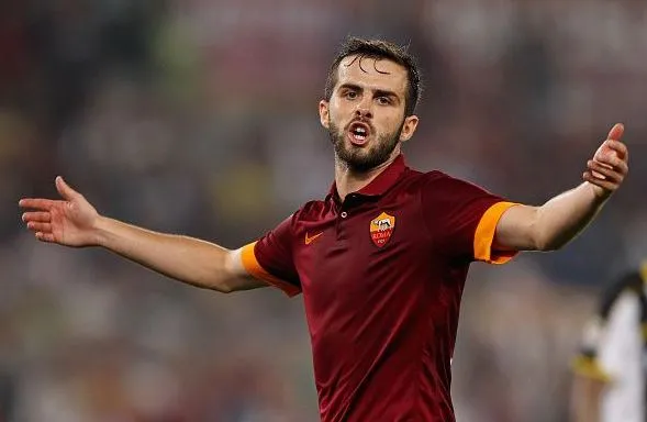 pjanic sbraccia si lamenta basta roma udinese 17052015