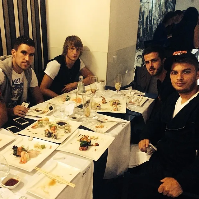 pjanic strootman jedvaj ljajic instagram