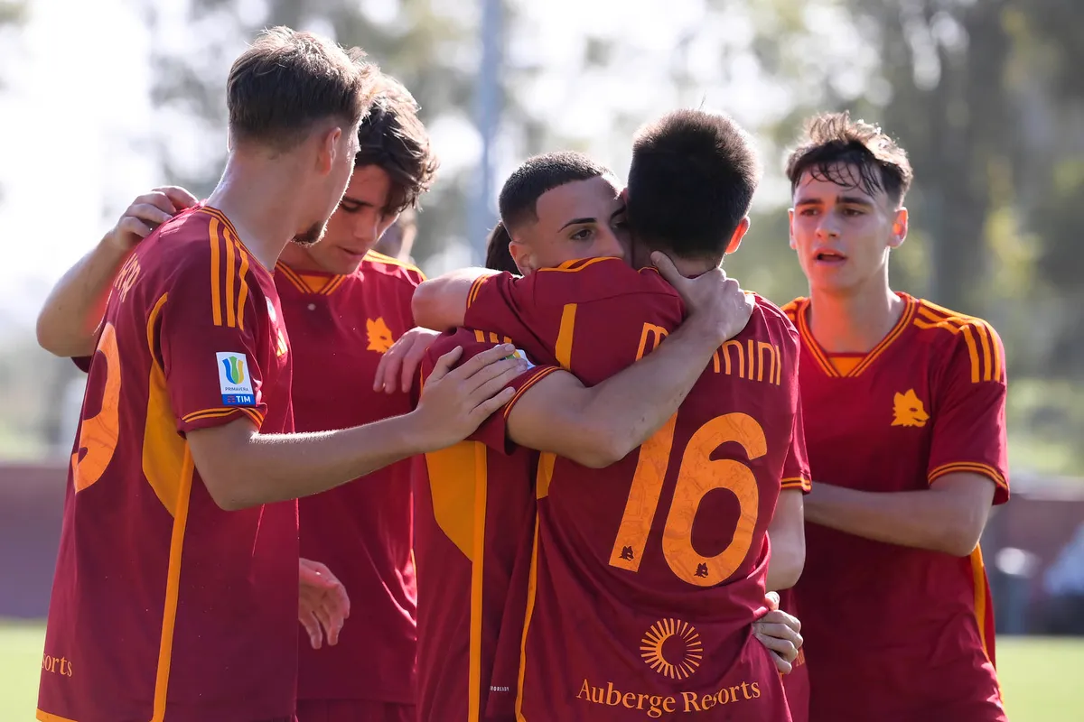 primavera cagliari roma squadra esultanza