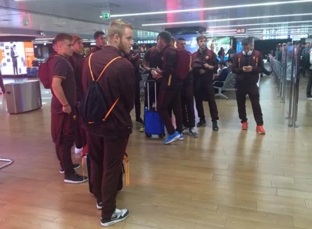 primavera in partenza per leverkusen foto twitter roma