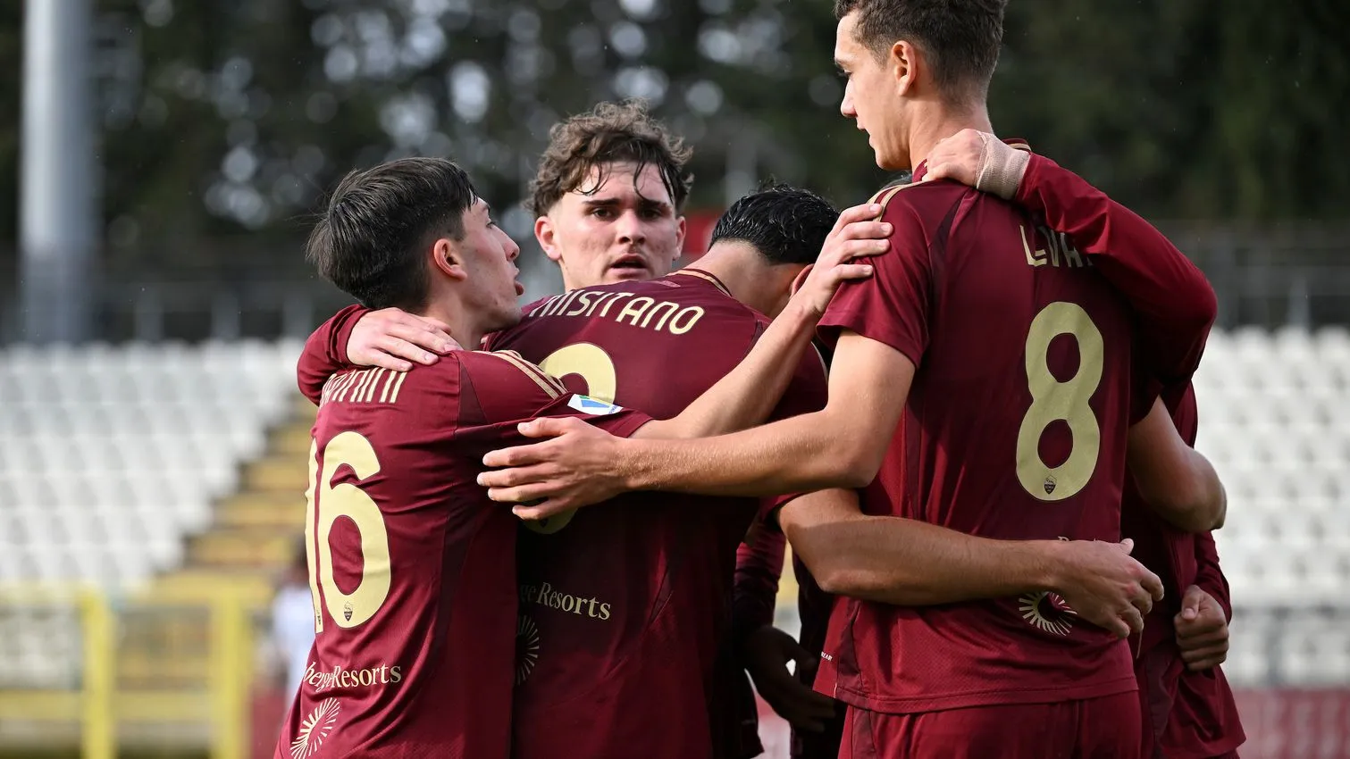 primavera roma empoli esultanza squadra 1