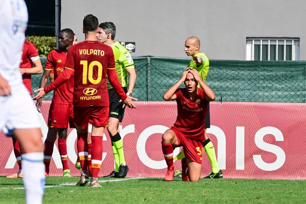 primavera roma empoli proteste rigore