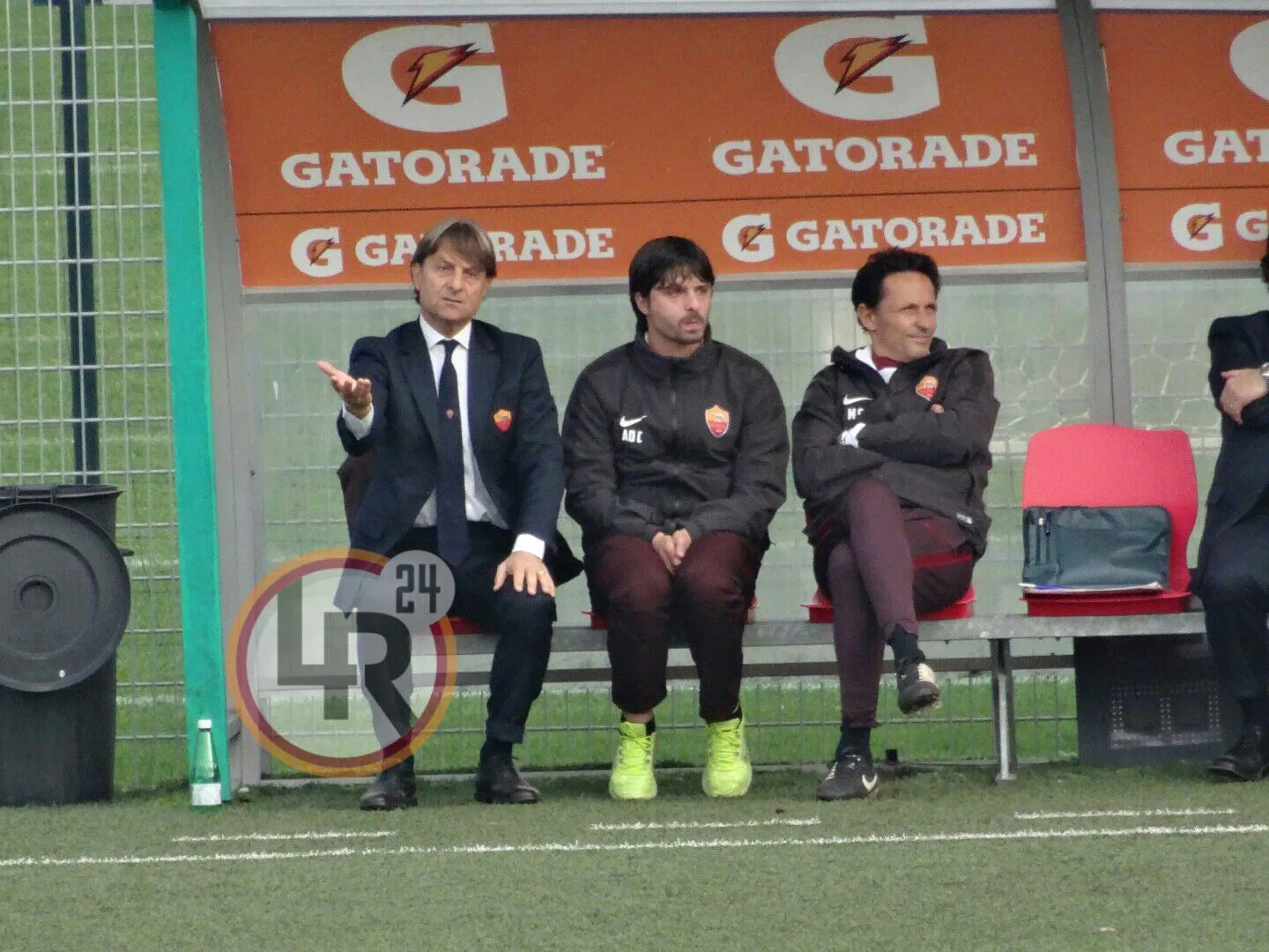primavera roma frosinone de rossi panchina