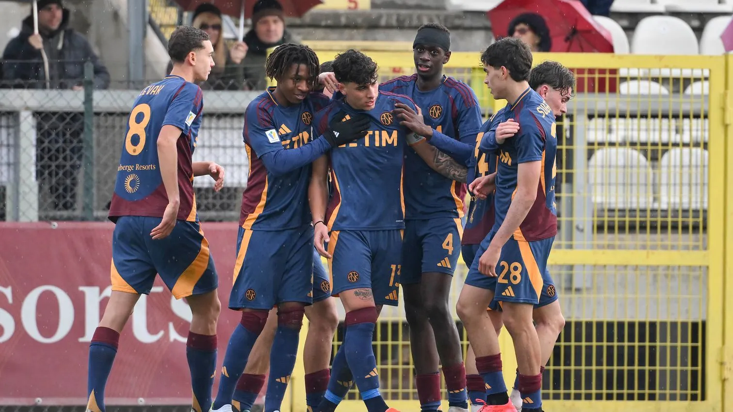 primavera roma monza esultanza squadra 1