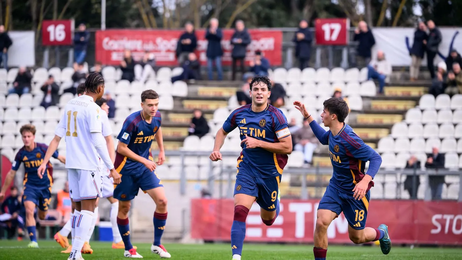 primavera roma sampdoria misitano coletta