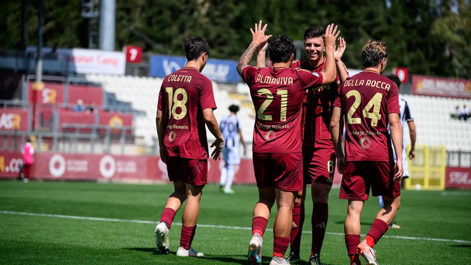 primavera roma udinese esultanza squadra 1