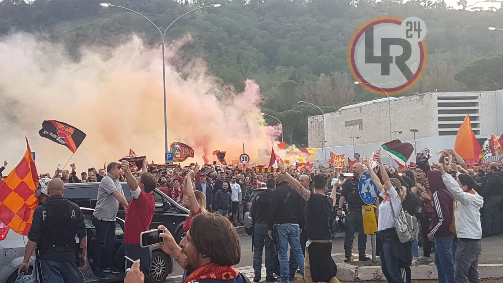 pullman roma tifosi 3