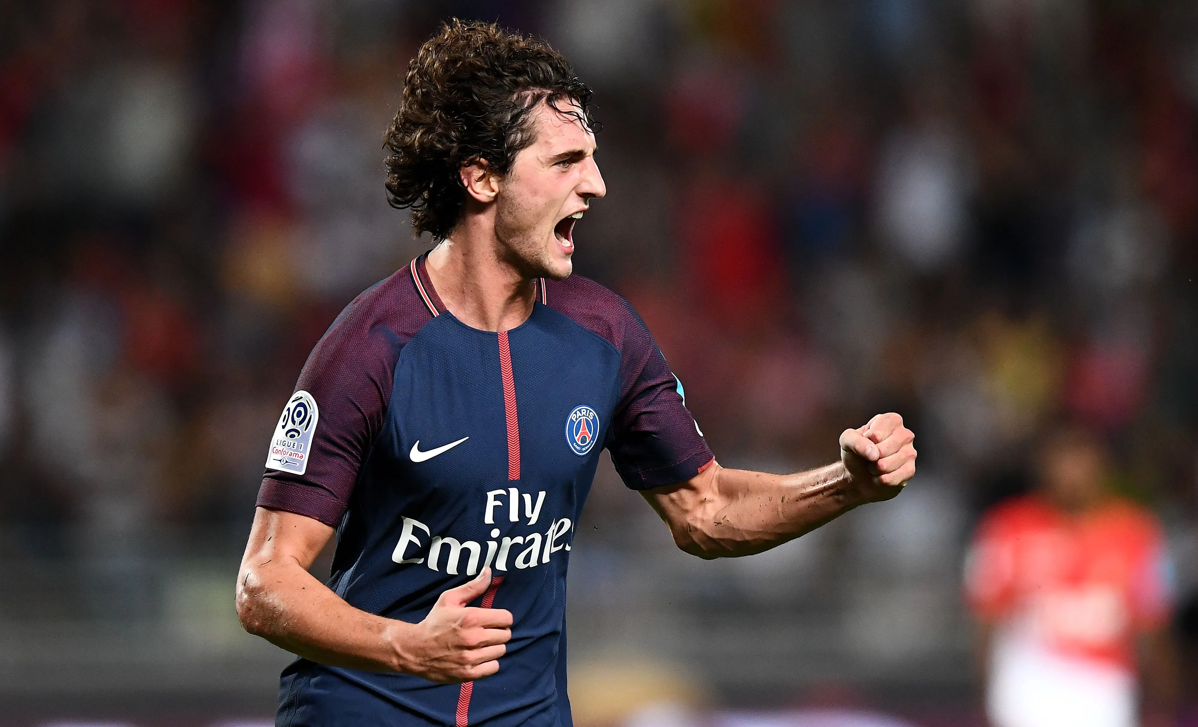 rabiot esulta psg 2017