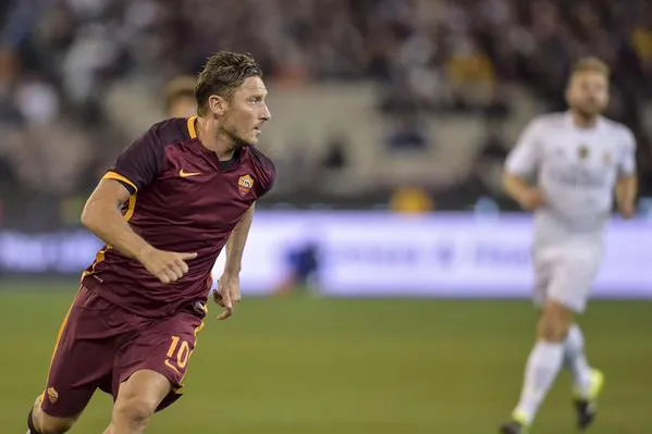 real madrid roma totti