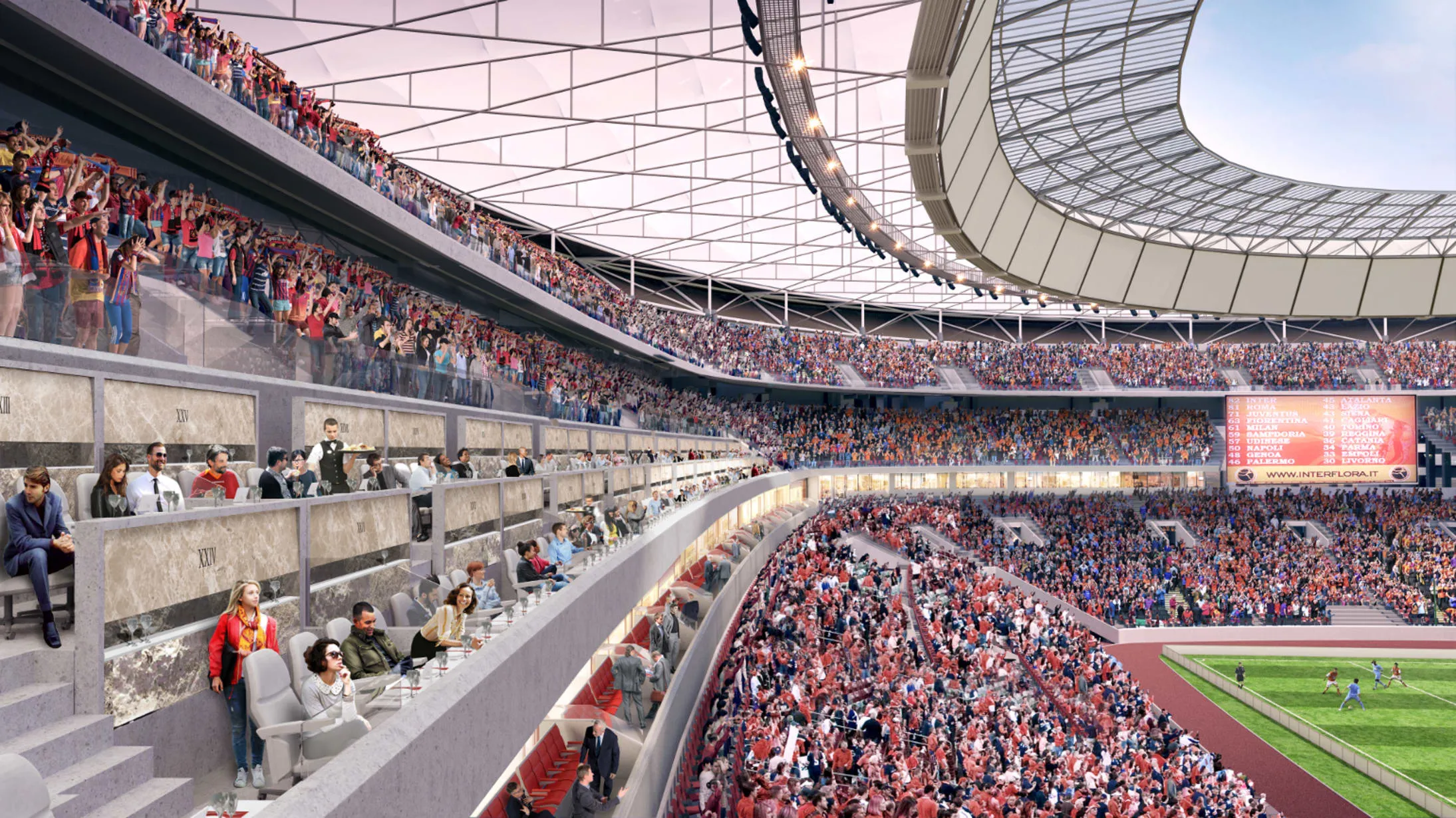 rendering stadio
