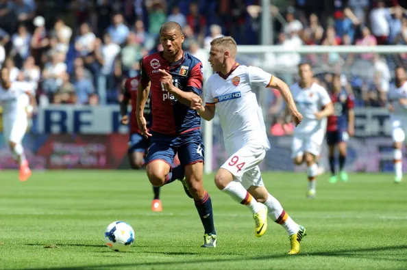 ricci porta palla contro de maio genoa roma