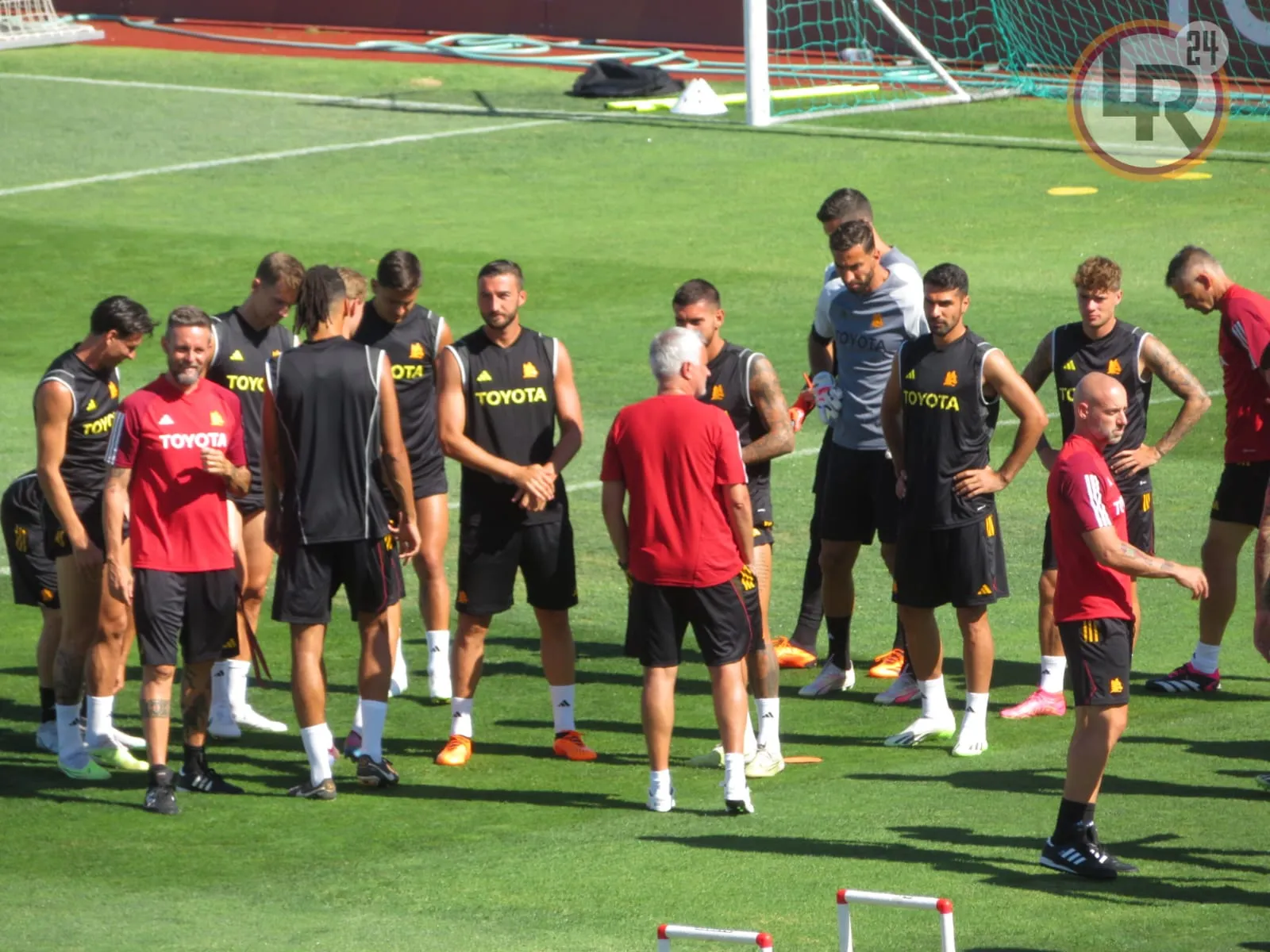 ritiro roma allenamento squadra 3