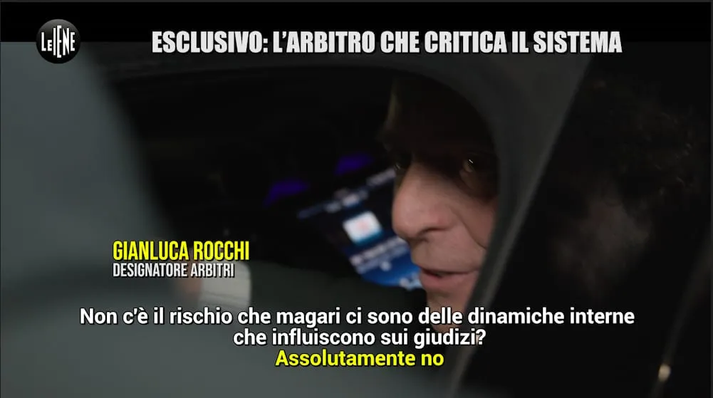 rocchi arbitro le iene