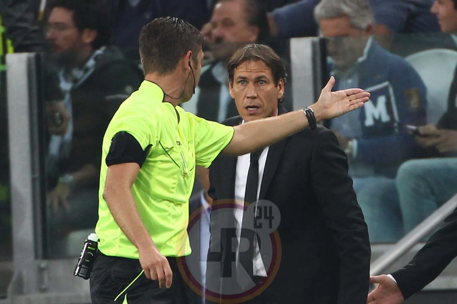rocchi espelle garcia juve roma mancini
