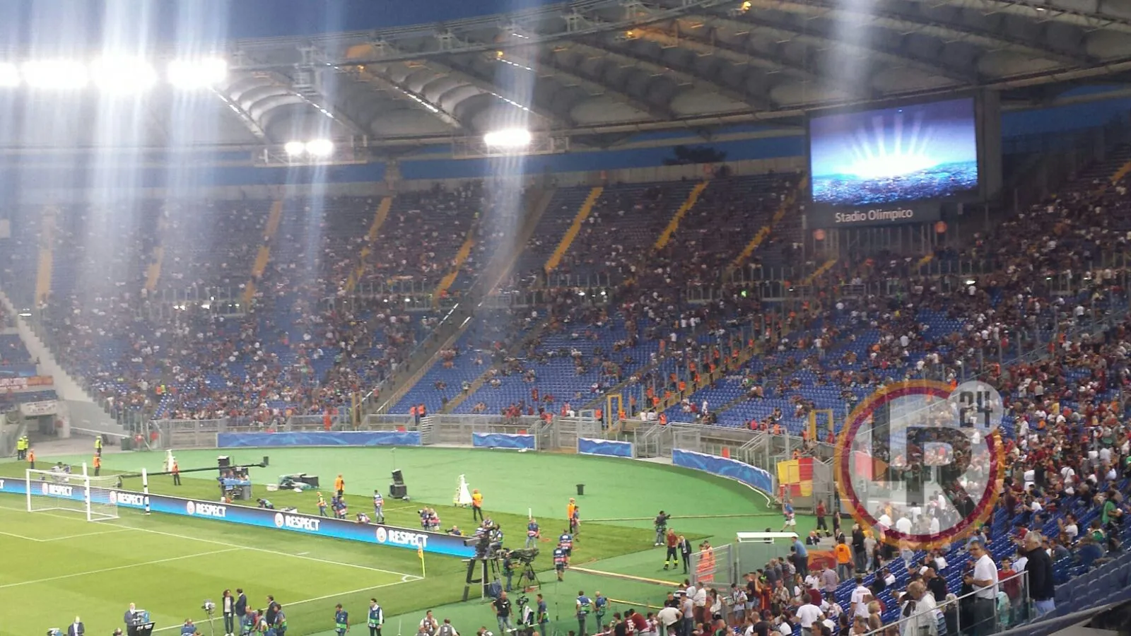 roma barcellona curva sud si riempie lr24