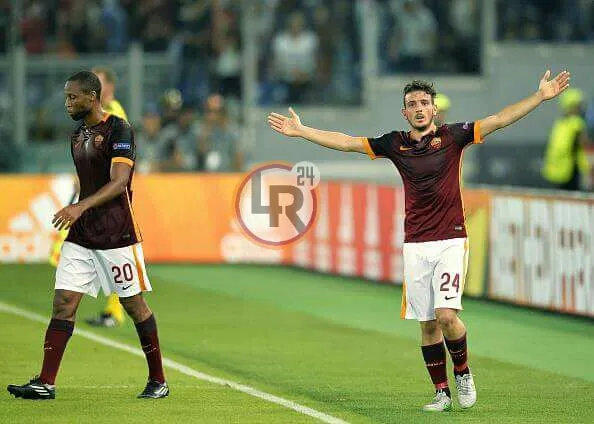 roma barcellona florenzi esultanza 3