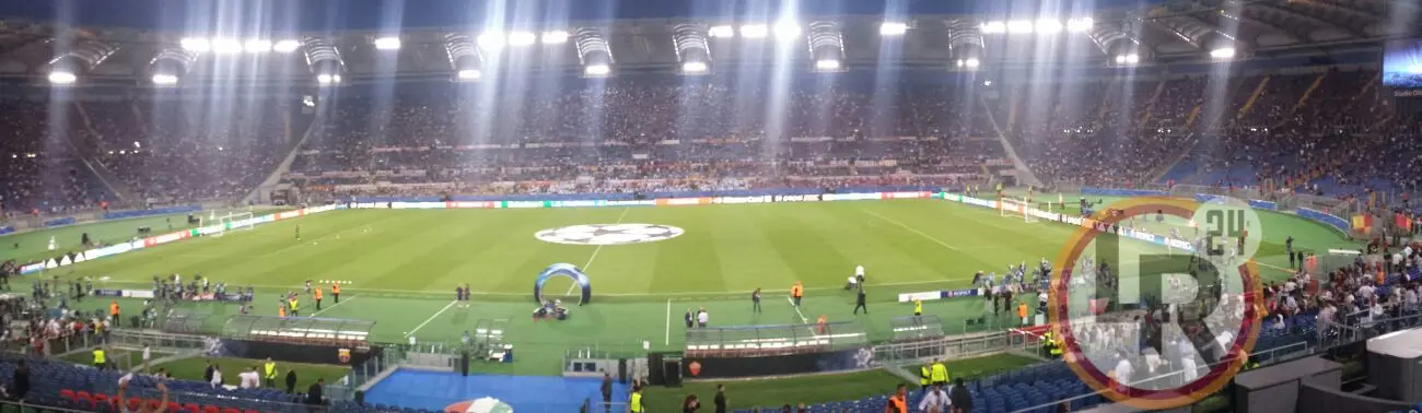 roma barcellona panoramica stadio lr24
