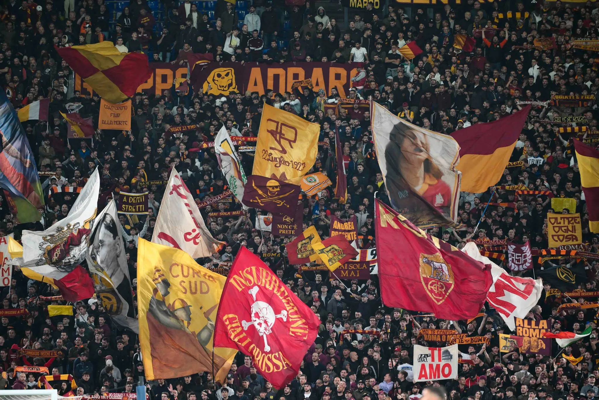 roma bayer curva sud