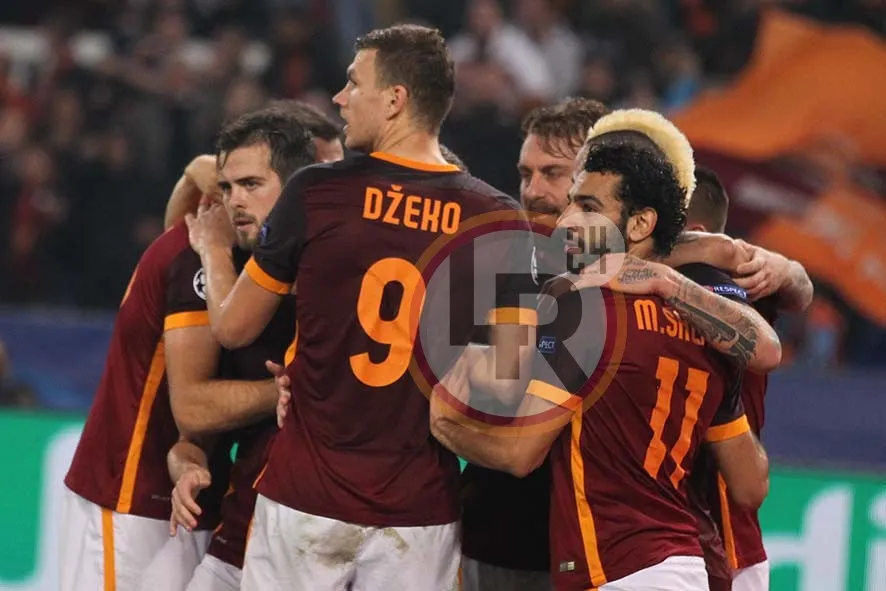 roma bayer leverkusen esultanza squadra1