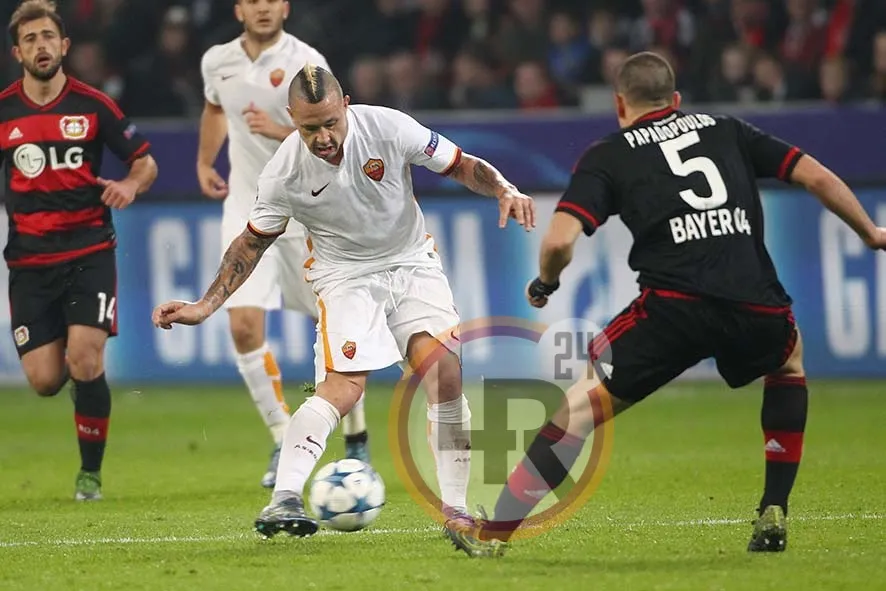 roma bayer leverkusen nainggolan 2 201015 mancini