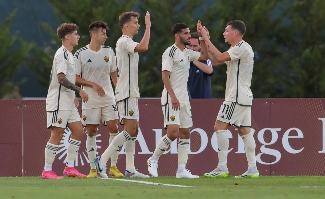 roma braga squadra esultanza 2