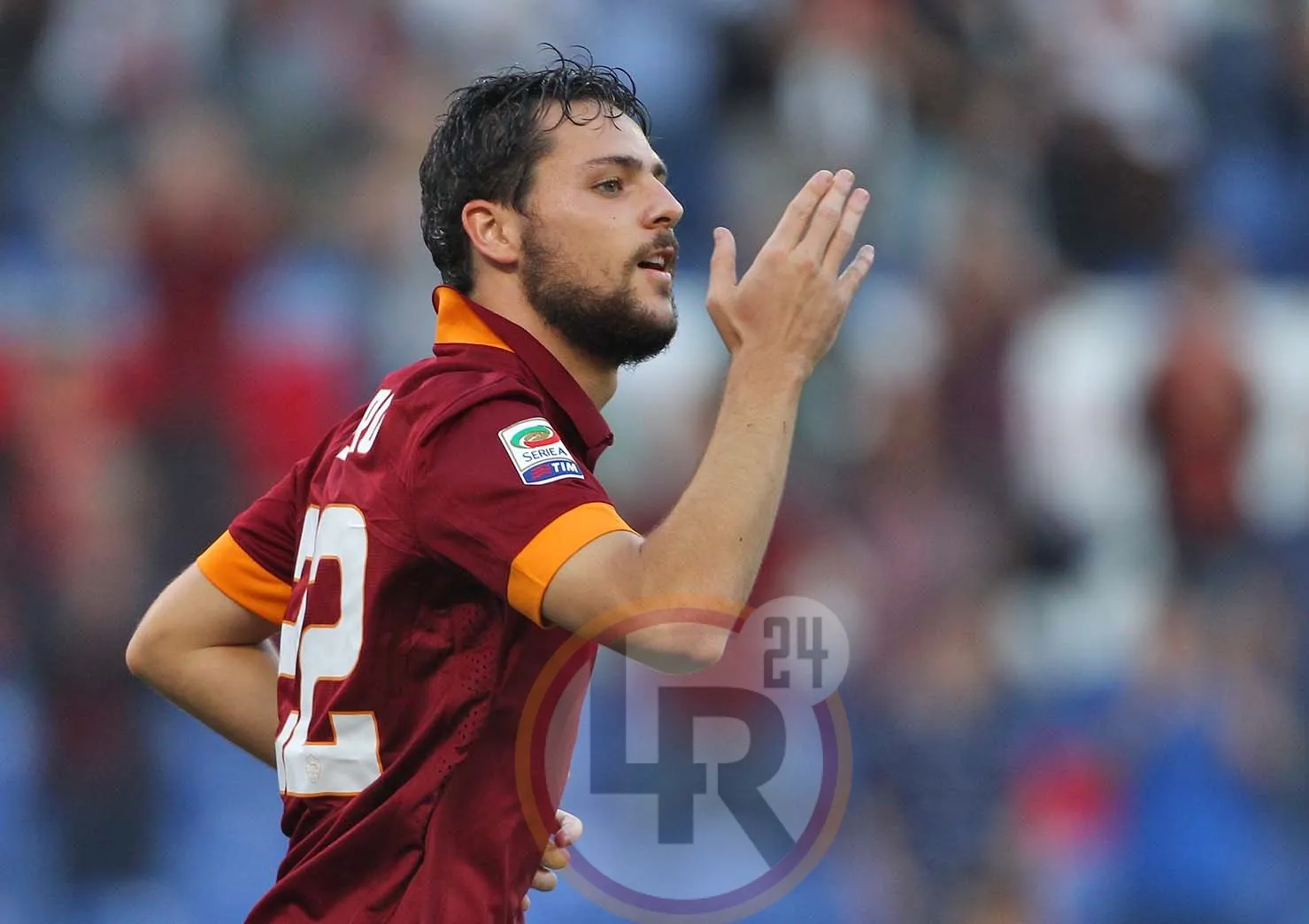 roma chievo destro esulta 18102014 mancini