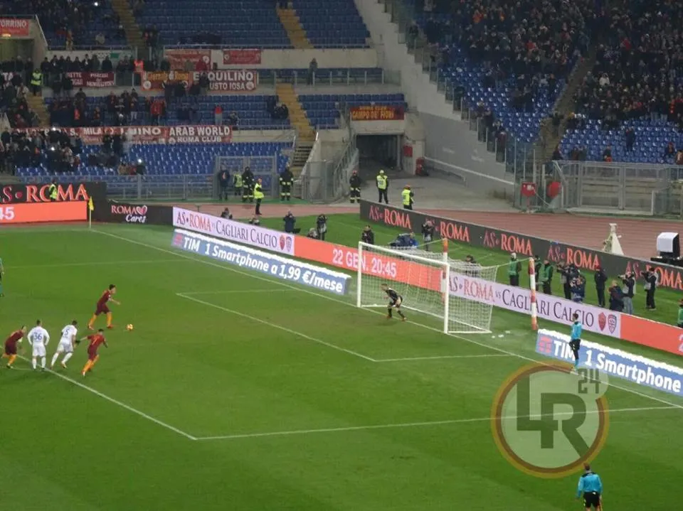 roma chievo rigore perotti