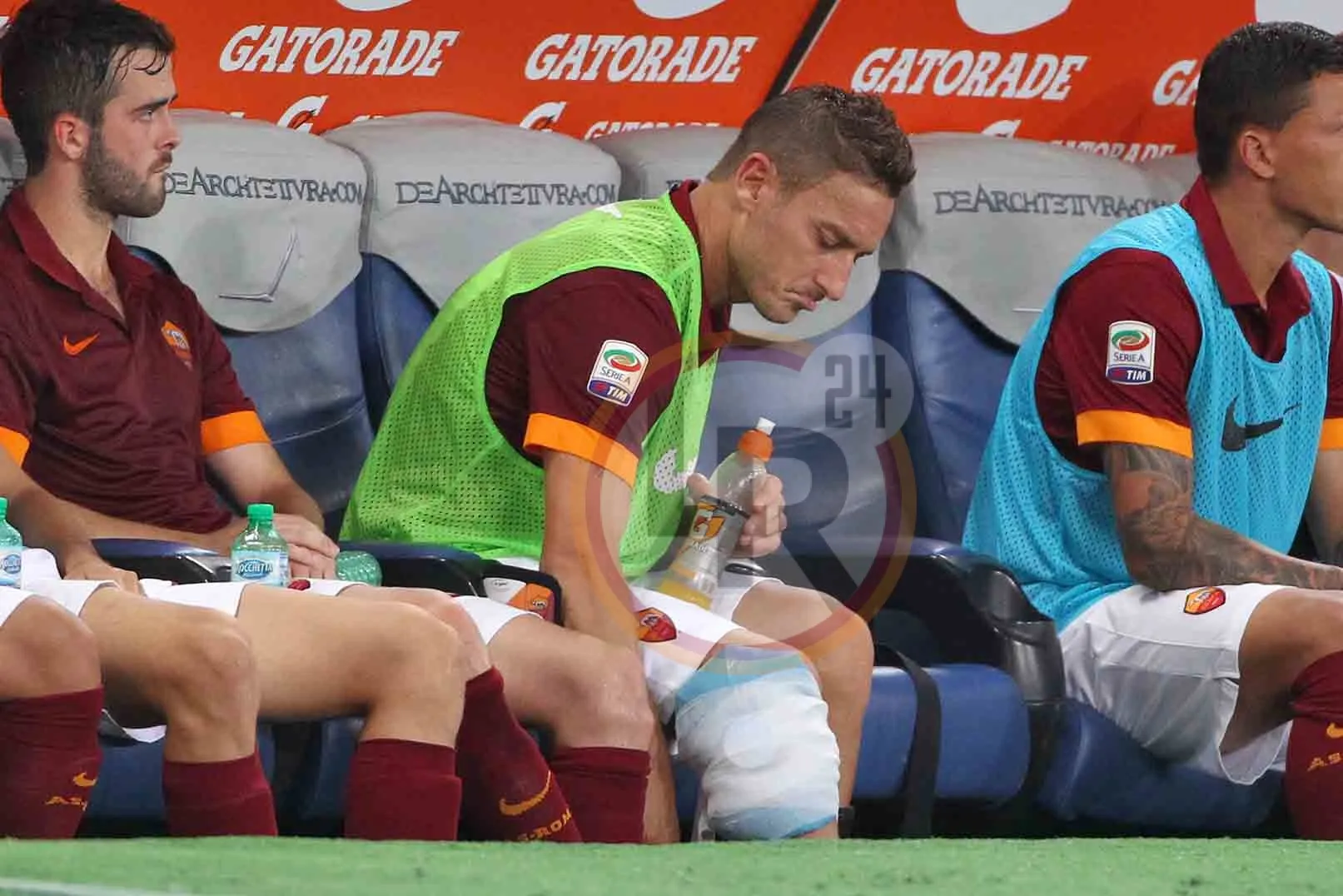 roma chievo totti 18102014 mancini
