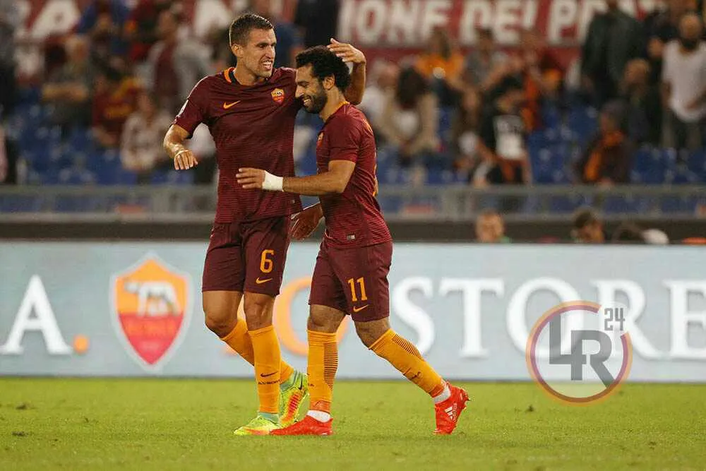 roma crotone strootman salah