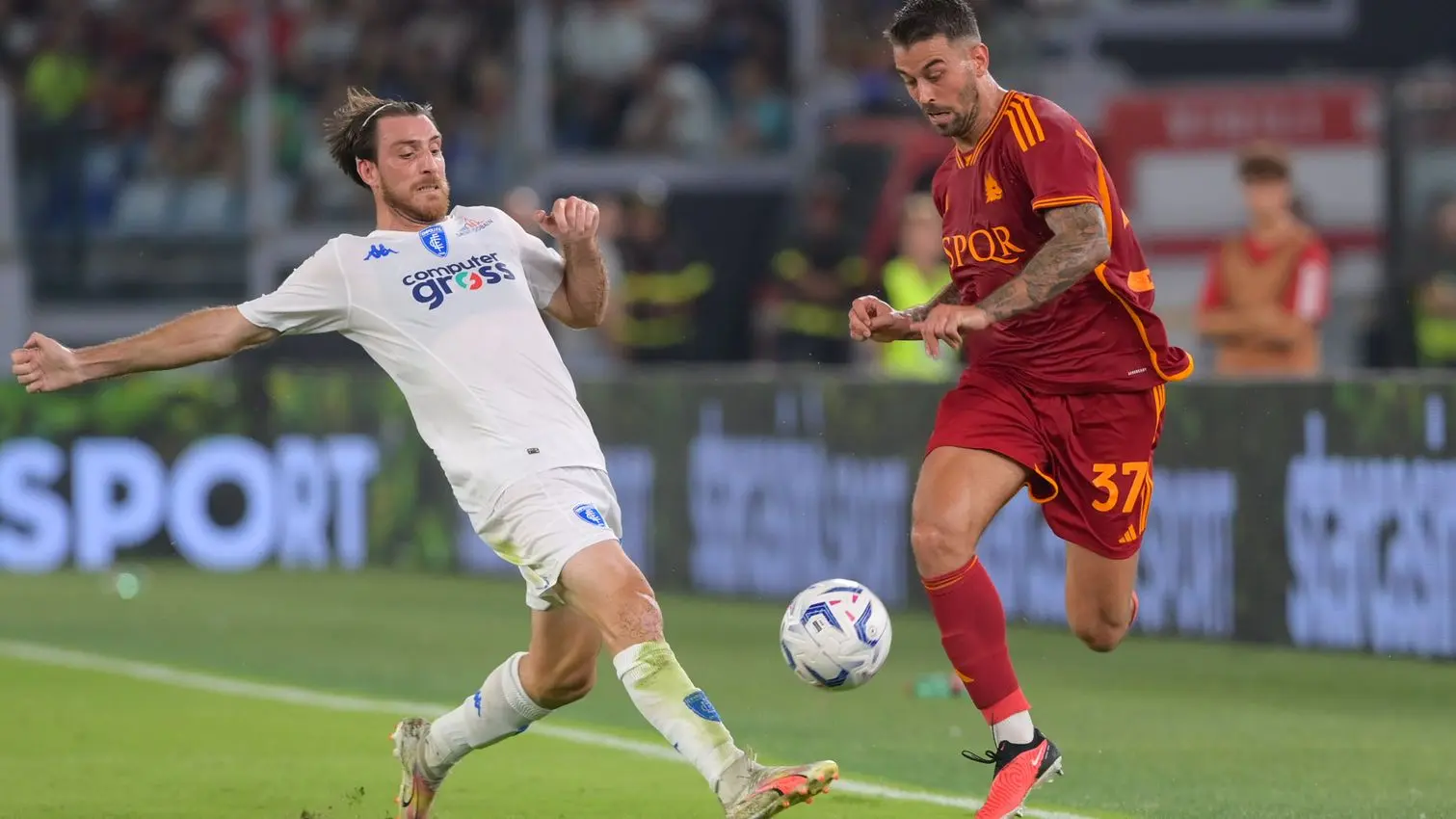 roma empoli spinazzola bastoni