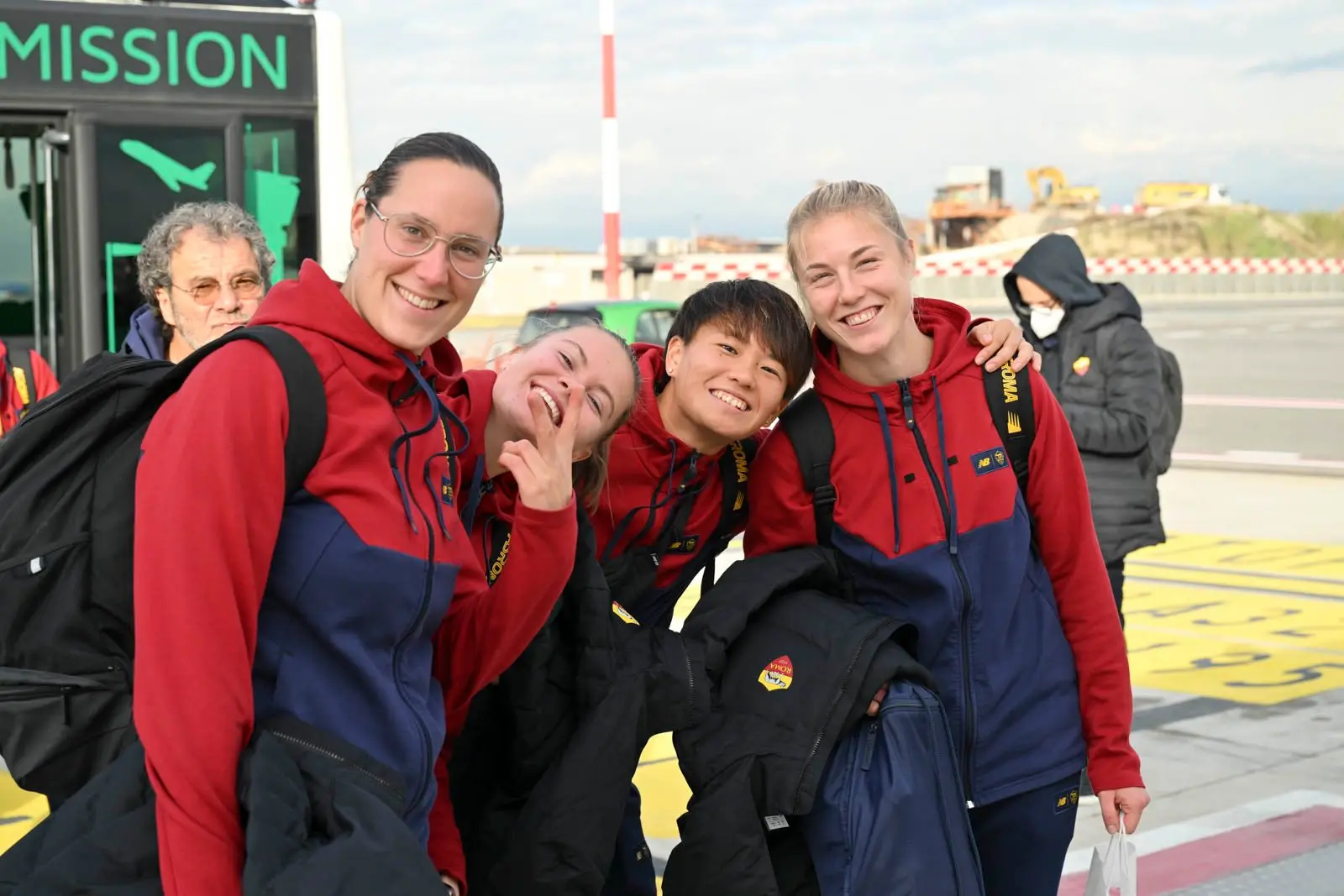 roma femminile partenza praga