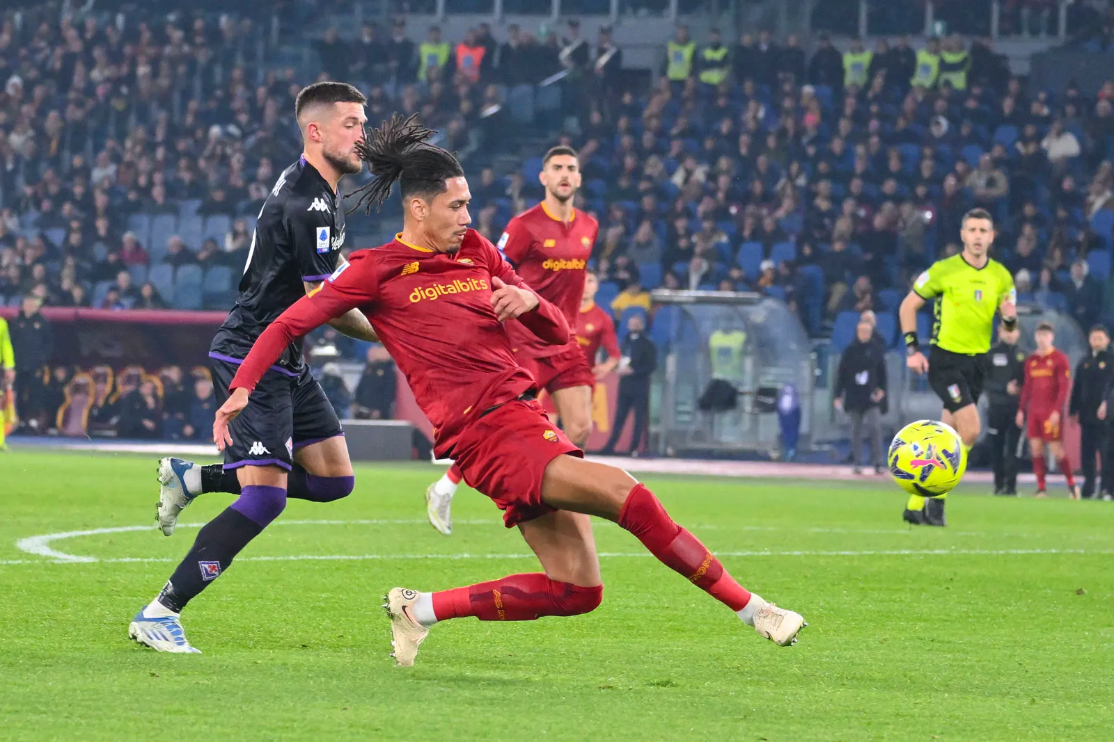 roma fiorentina smalling