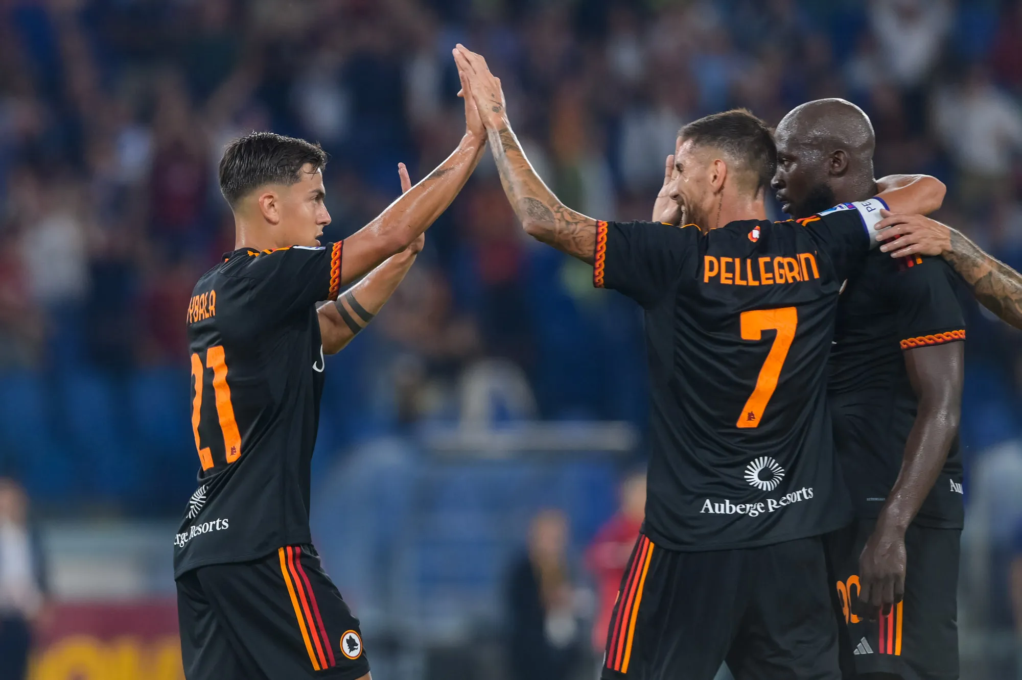 roma frosinone lukaku pellegrini dybala