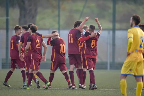 roma frosinone primavera esultanza