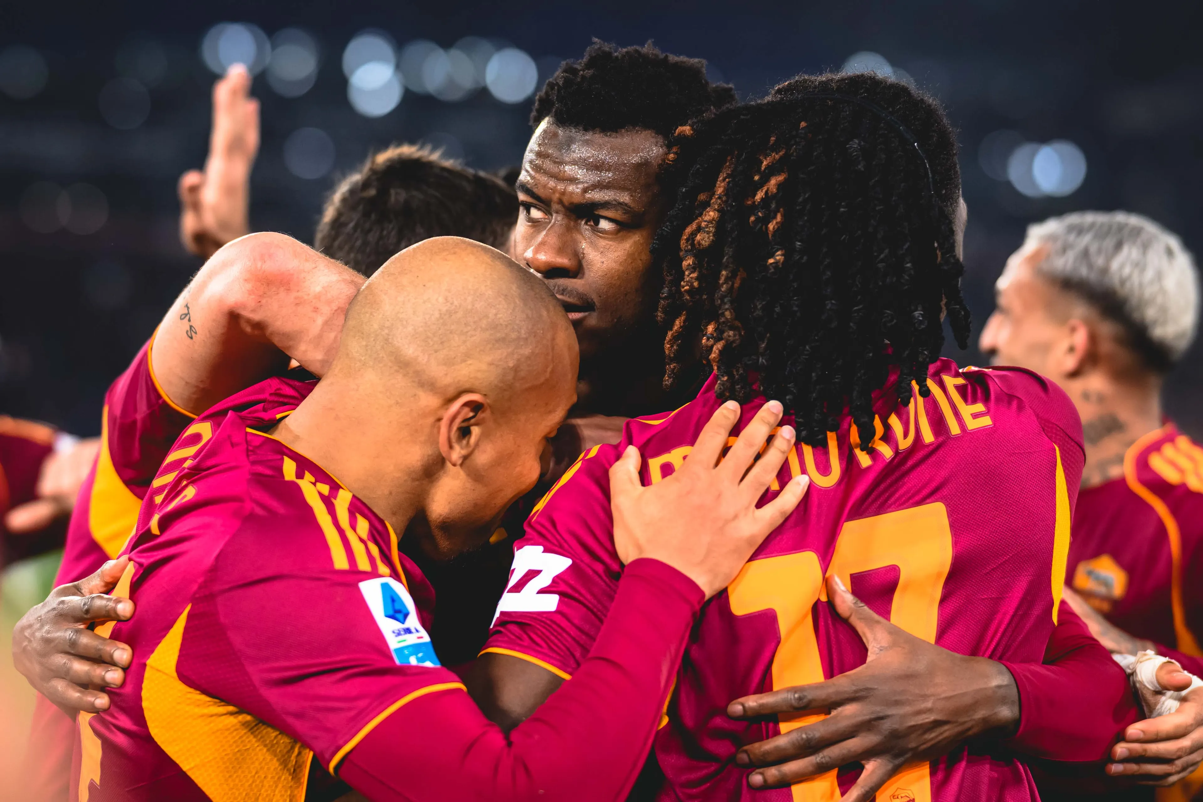 roma juventus esultanza squadra 1
