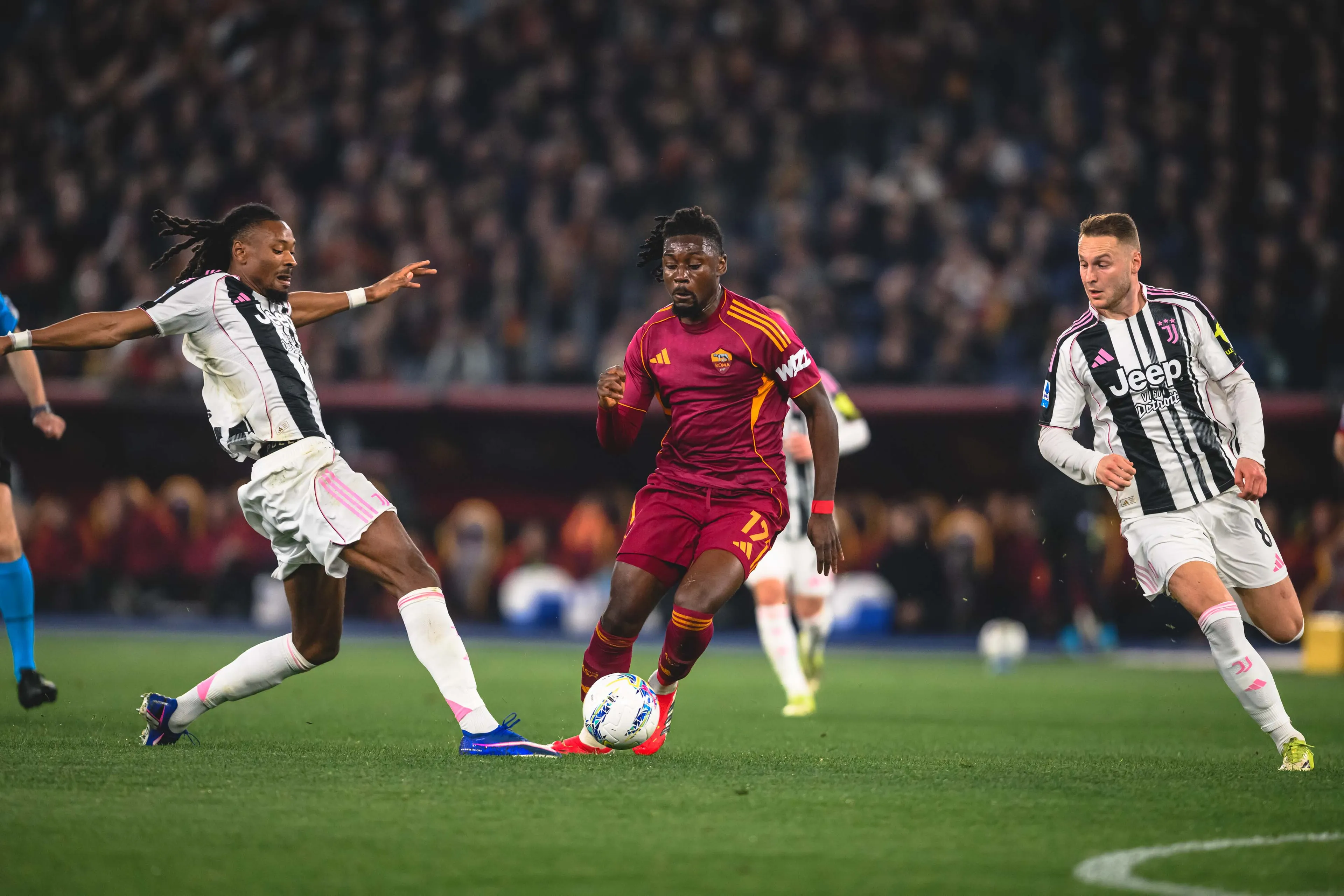 roma juventus kone koopmeiners thuram
