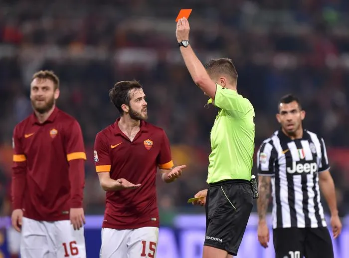 roma juventus orsato espulsione